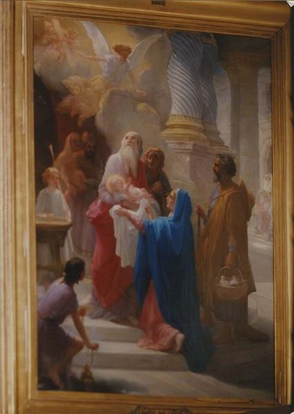 tableau : Présentation au temple (La), vue générale