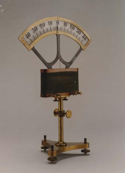 instrument de mesure (galvanomètre de Bourbouze), vue générale