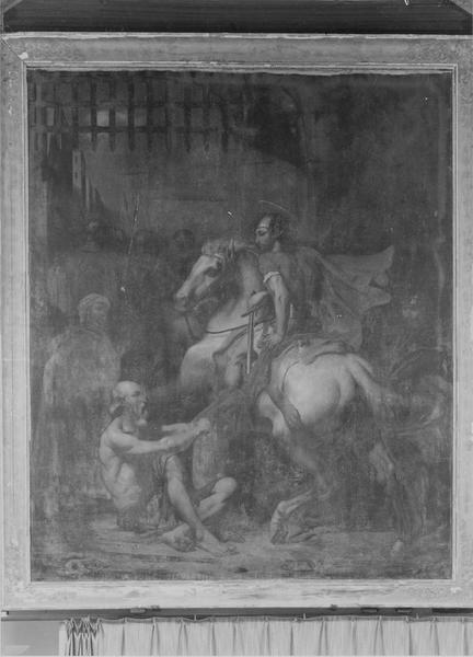 tableau : Charité de saint Martin (La), vue générale