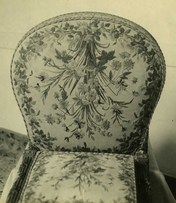 chaise (mobilier aux épis), détail de l’assise