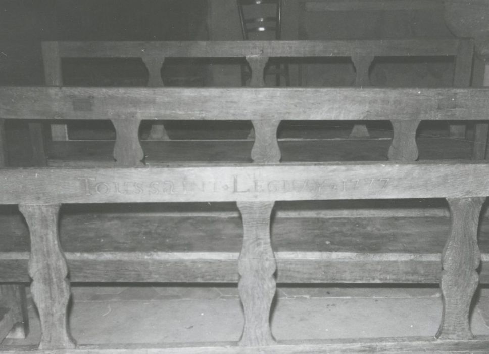 bancs de fidèles, vue partielle - © Ministère de la Culture (France), Médiathèque du patrimoine et de la photographie, diffusion RMN-GP