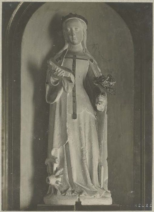 statue : sainte Catherine d'Alexandrie