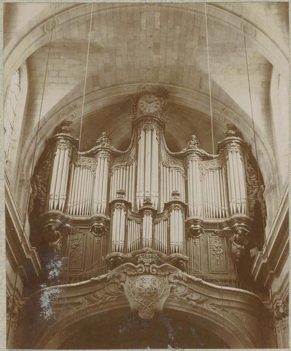 orgue de tribune : partie instrumentale de l'orgue