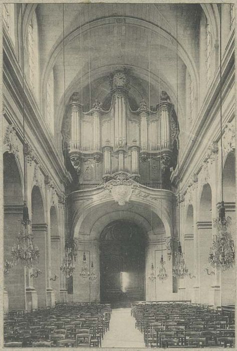 orgue de tribune : partie instrumentale de l'orgue