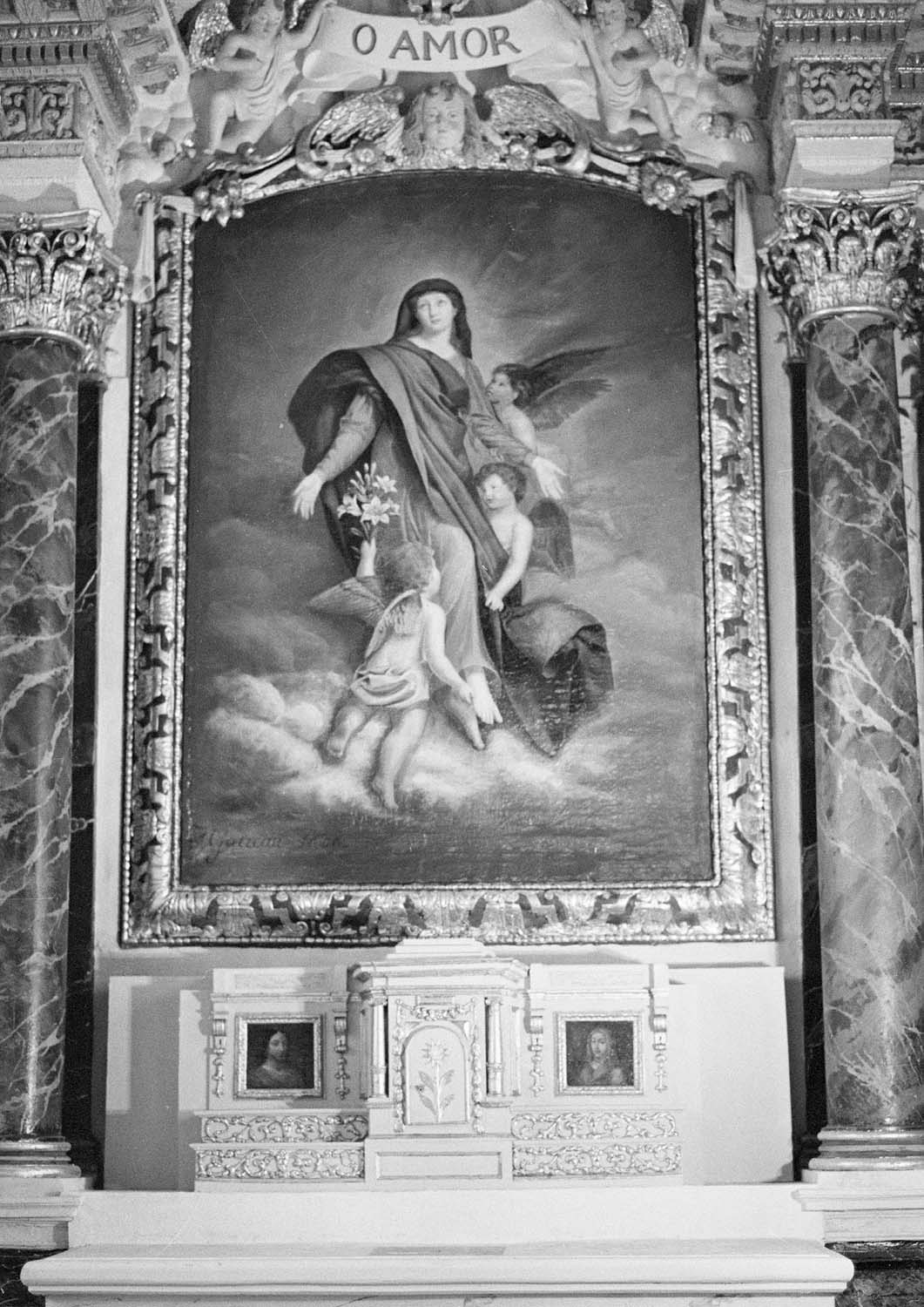 Table du retable du maître-autel
