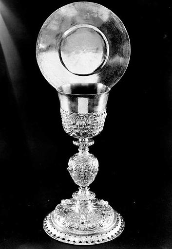 Calice et patène en argent