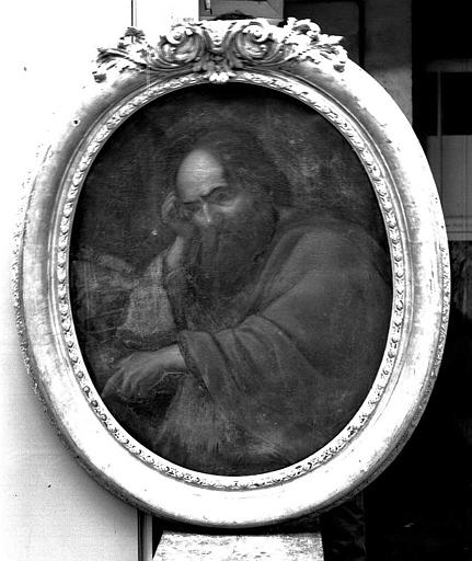 Peinture sur toile : Saint personnage