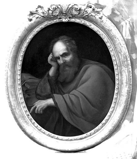 Peinture sur toile : Saint personnage
