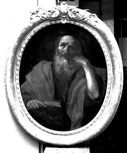 Peinture sur toile : Saint personnage