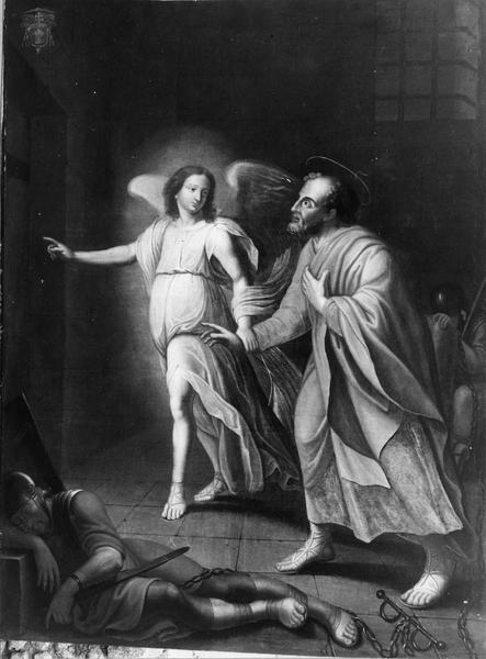tableau : saint Pierre délivré par l'ange - © Ministère de la Culture (France), Médiathèque du patrimoine et de la photographie (objets mobiliers), tous droits réservés