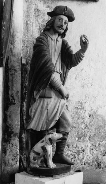 statue : saint Roch - © Ministère de la Culture (France), Médiathèque du patrimoine et de la photographie (objets mobiliers), tous droits réservés