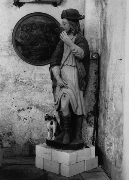 statue : saint Roch - © Ministère de la Culture (France), Médiathèque du patrimoine et de la photographie (objets mobiliers), tous droits réservés