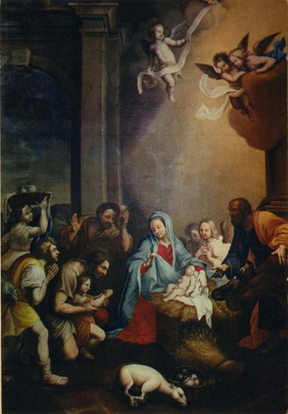 tableau : l' Adoration des bergers