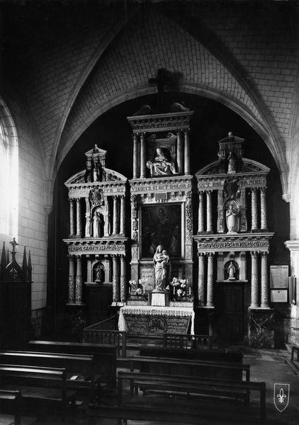 retable (retable architecturé à niche) - © Ministère de la Culture (France), Médiathèque du patrimoine et de la photographie (objets mobiliers), tous droits réservés