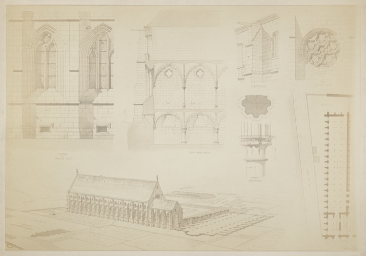 Reproduction de dessins, plan et coupe