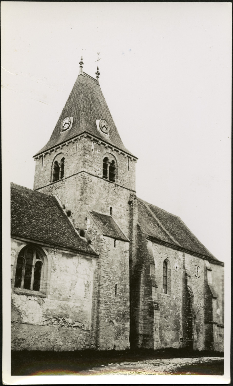 Clocher vu du sud-ouest