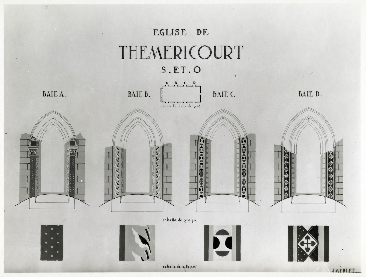 Reproduction de peintures en bordure des fenêtres