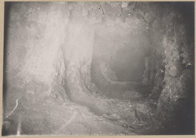 Intérieur de ruines romaines