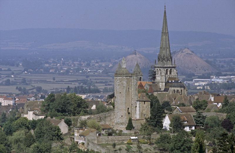 Vue générale de la ville et la cathédrale