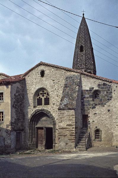 Façade ouest, clocher