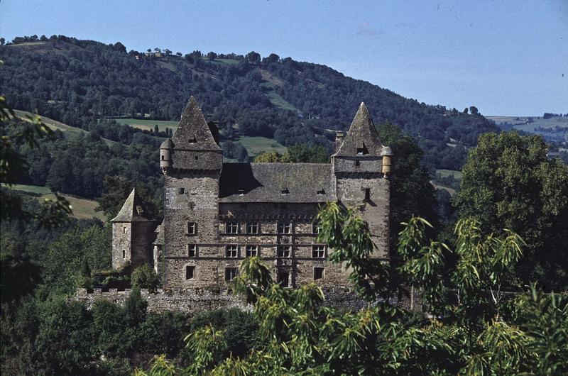 Ensemble féodal sur parc, tours