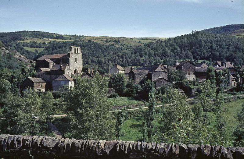 Vue générale de la ville, ensemble nord-ouest de l'église