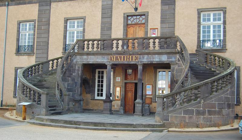 vue générale de l'escalier de la façade nord