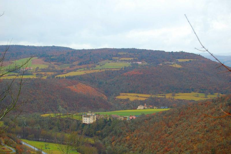 vue générale du château dans son environnement