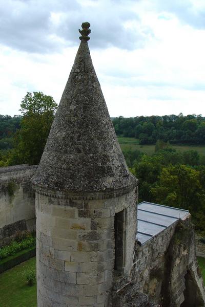 détail d'une des tourelles de la chapelle