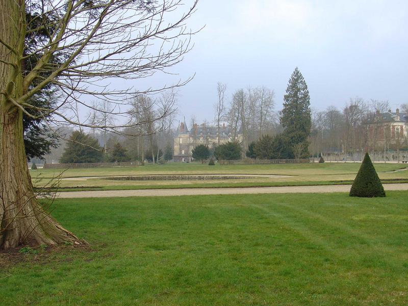 vue générale du château dans son environnement