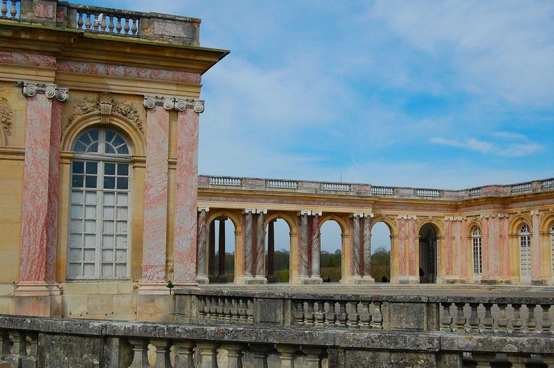 vue partielle des façades du Grand Trinanon