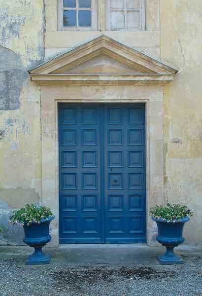 vue générale de la porte d'accès, façade nord