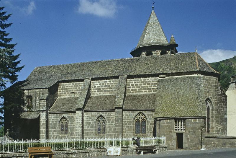 Façade latérale, clocher