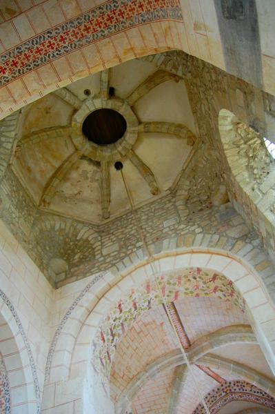 vue générale de la voûte de la croisée du transept