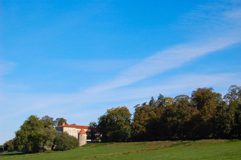 vue générale du château dans son environnement