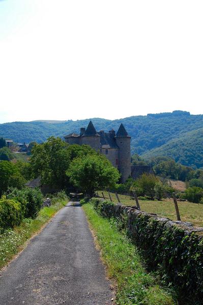 vue générale du château dans son environnement