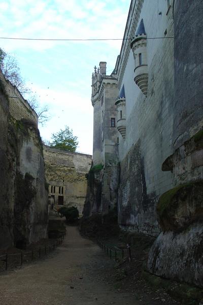 vue générale des douves sud