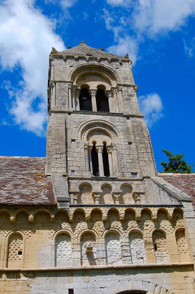 vue générale du clocher, façade sud