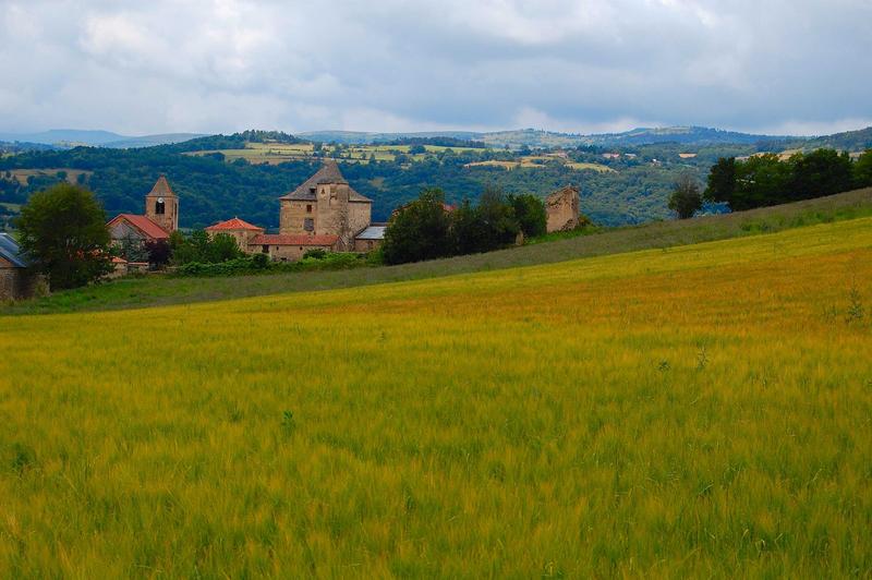 vue générale du manoir dans son environnement