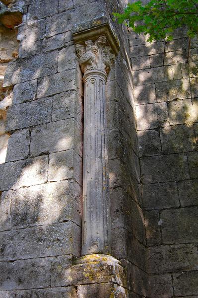 détail d'une colonne du chevet