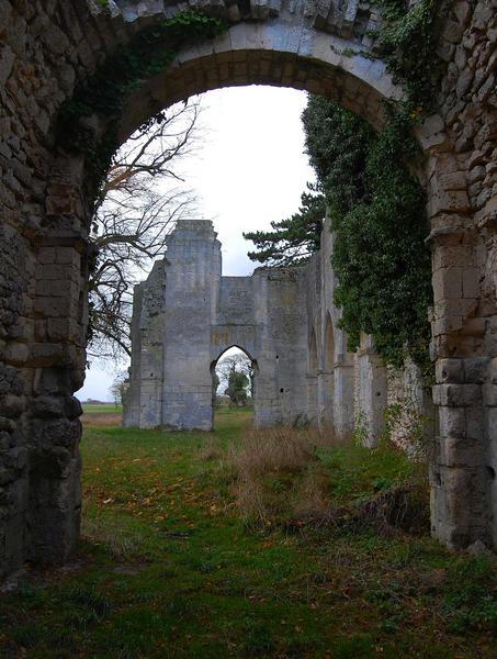 vue générale du mur ouest depuis le choeur