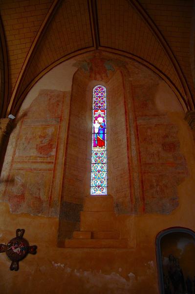 peintures monumentales : le Christ et le collège apostolique, vue générale