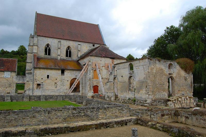 vue générale de l'église abbatiale, ensemble sud