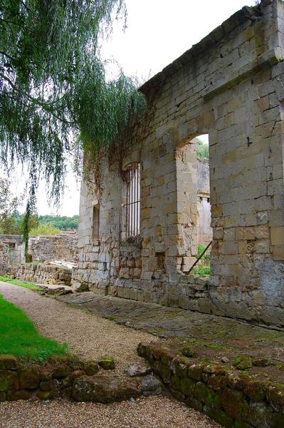 vue partielle des ruines des bâtiments conventuels