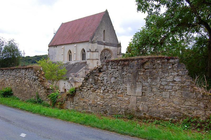 vue partielle de l'église abbatiale, ensemble nord