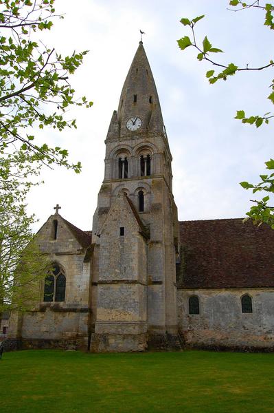 vue générale du clocher, façade nord