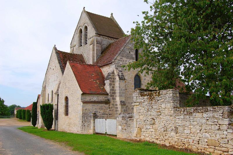 vue partielle du chevet et du transept nord