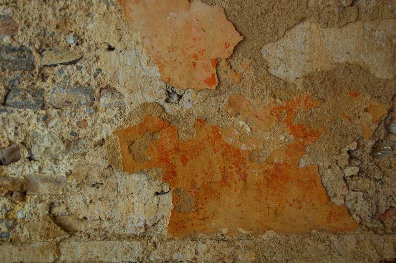 traces des décors muraux conservés, 1er étage