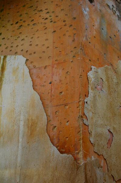 traces des décors muraux conservés, 1er étage