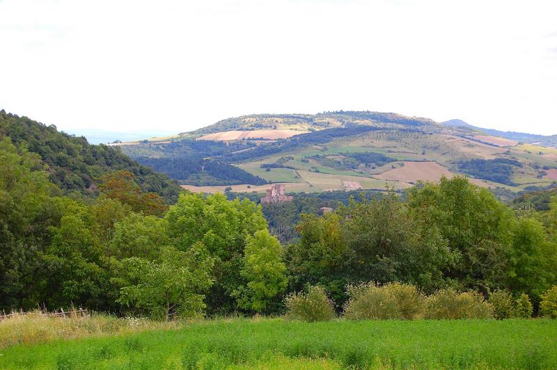 vue générale du château dans son environnement